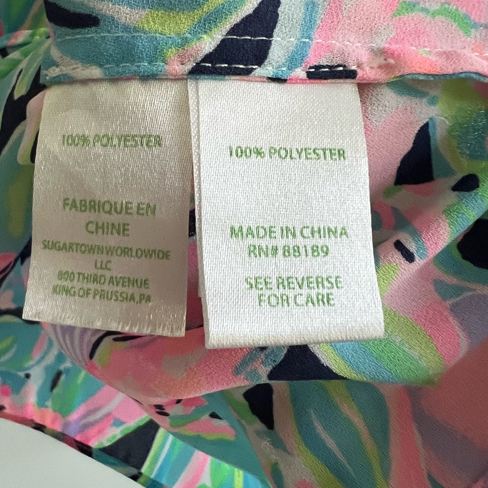 Lilly Pulitzer Multicolor Floral Blouse - Picture 3 of 5